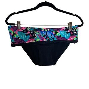 Vintage Anabel Arto Swim‎ Bikini Bottom Women's XL Hipster Geometric Deadstock